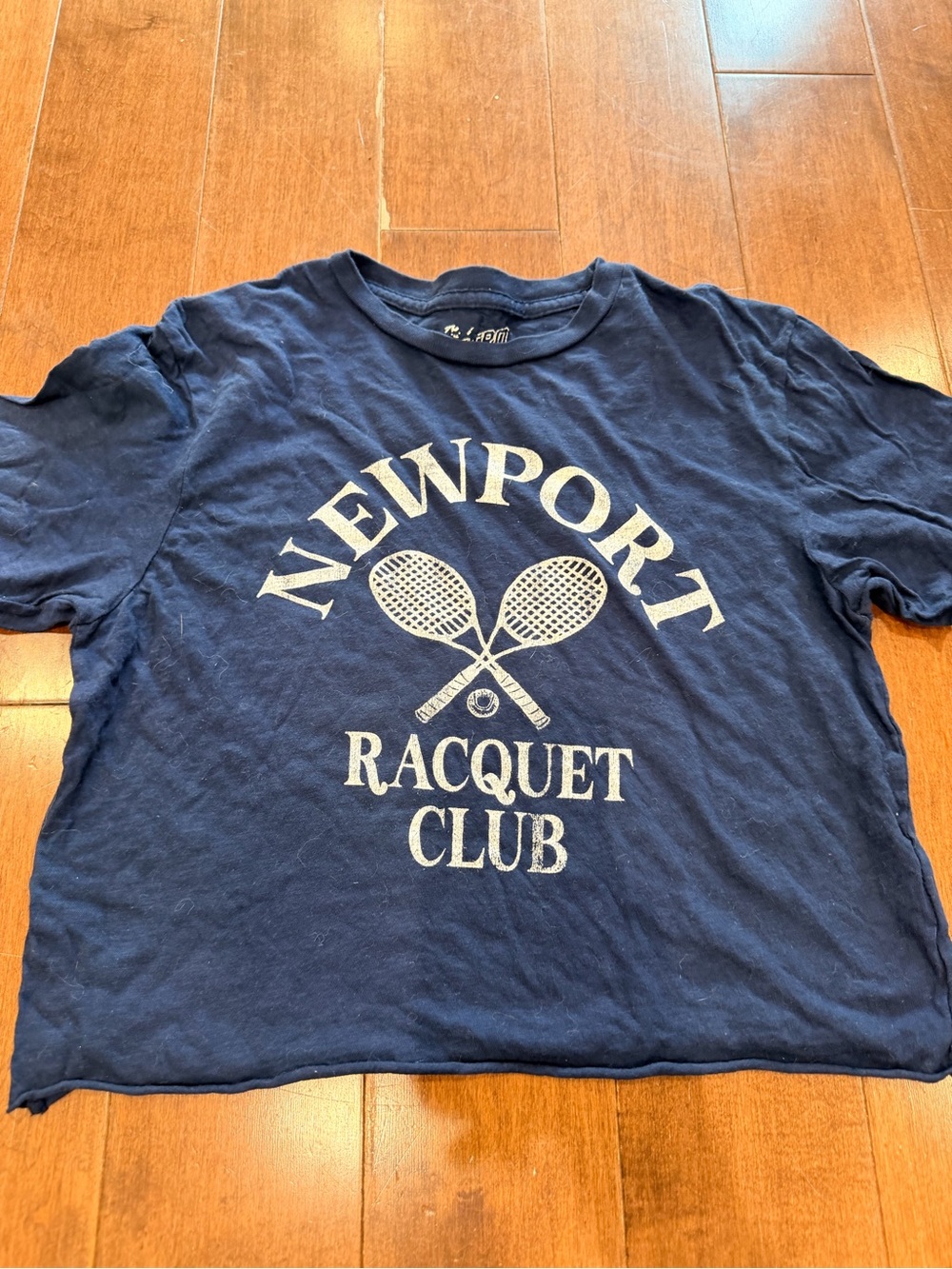 Kids Newport Racquet Club Graphic Tee - Navy
